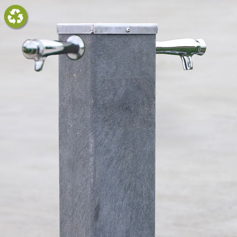 Font Urbana Doble Plàstic Reciclat Hércules | Sostenible